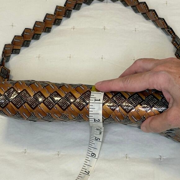 Vintage Candy Wrapper Women's Handbag Copper - Picture 9 of 10